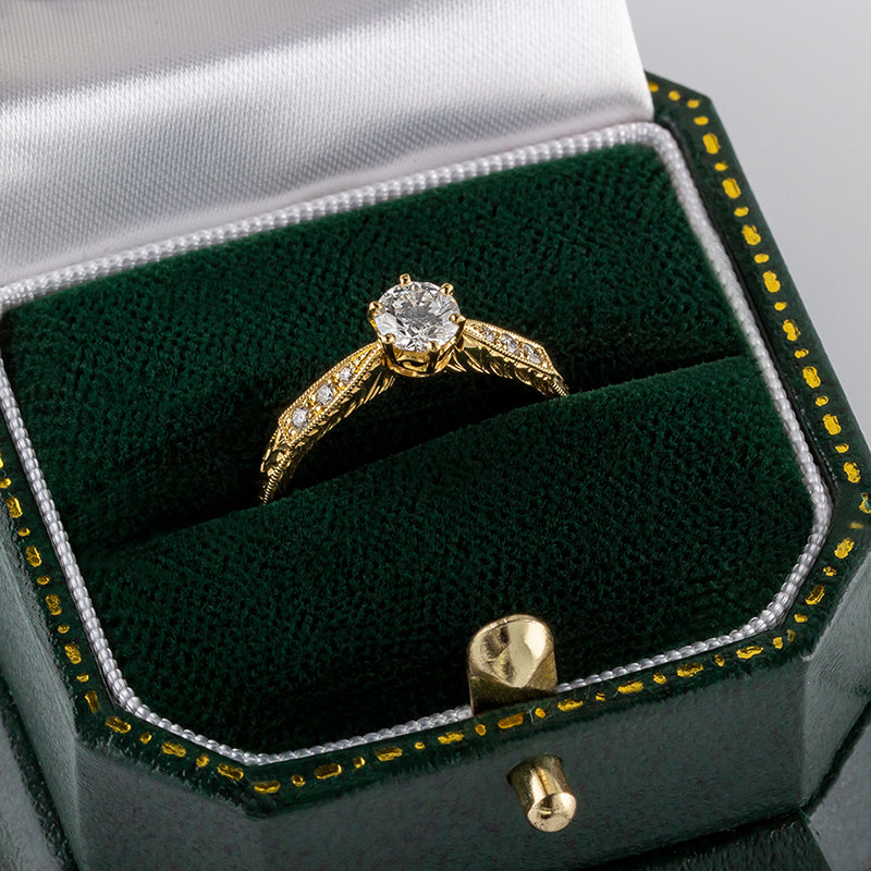 Antique Old European Cut Diamond Halo-Style Engagement Ring | Exquisite  Jewelry for Every Occasion | FWCJ